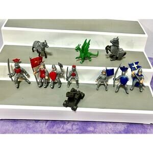 Knights & Dragons Toob 11 pc complete set new by Safari Ltd